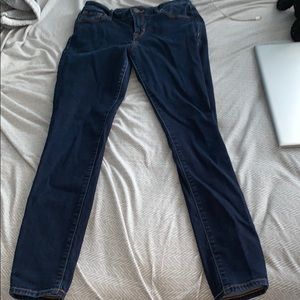 Dark washed Rockstar super skinny jeans